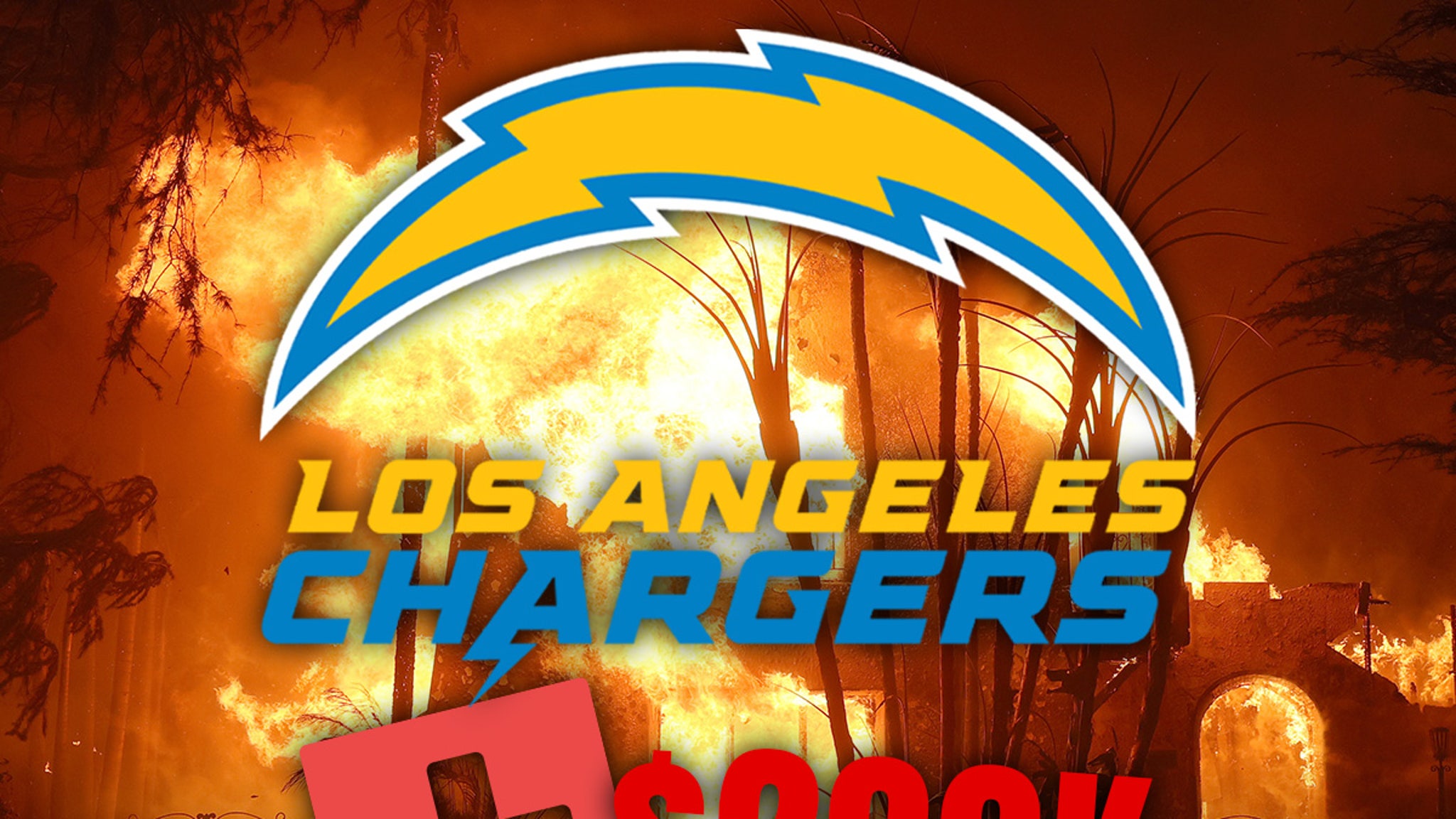 Chargers Donate 0k To L.A. Wildfire Victims, First Responders