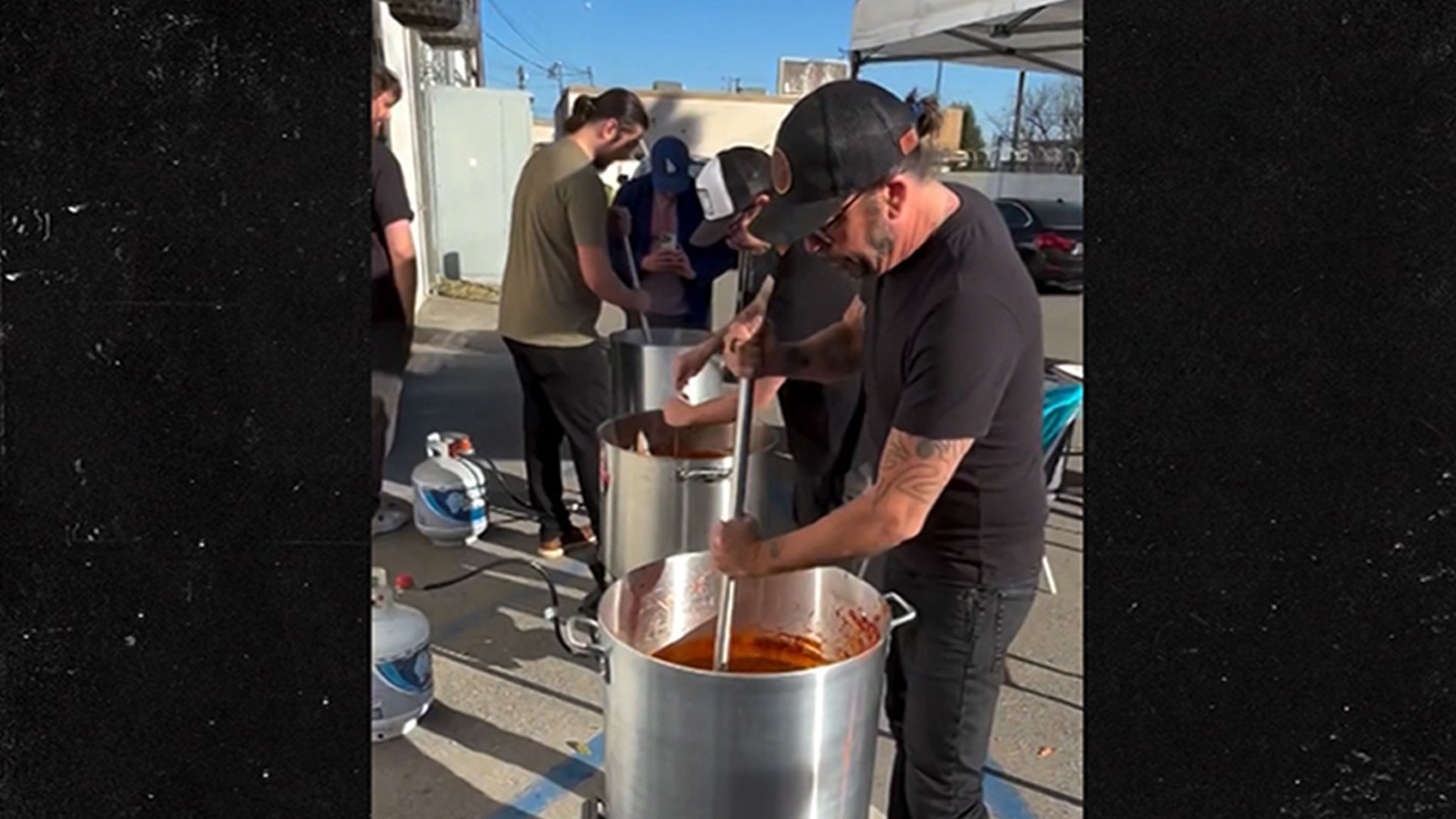 Dave Grohl Whips Up Chili for Firefighters & Families Affected by Wildfires