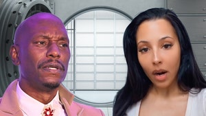 tyrese Samantha Gibson empty bank vault getty comp