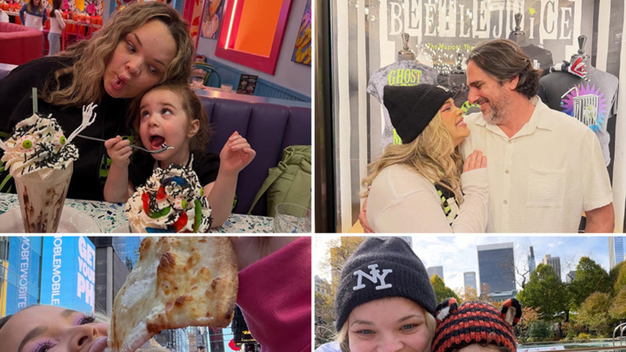 Trisha Paytas leeft zich uit in New York tijdens haar residentie op Broadway