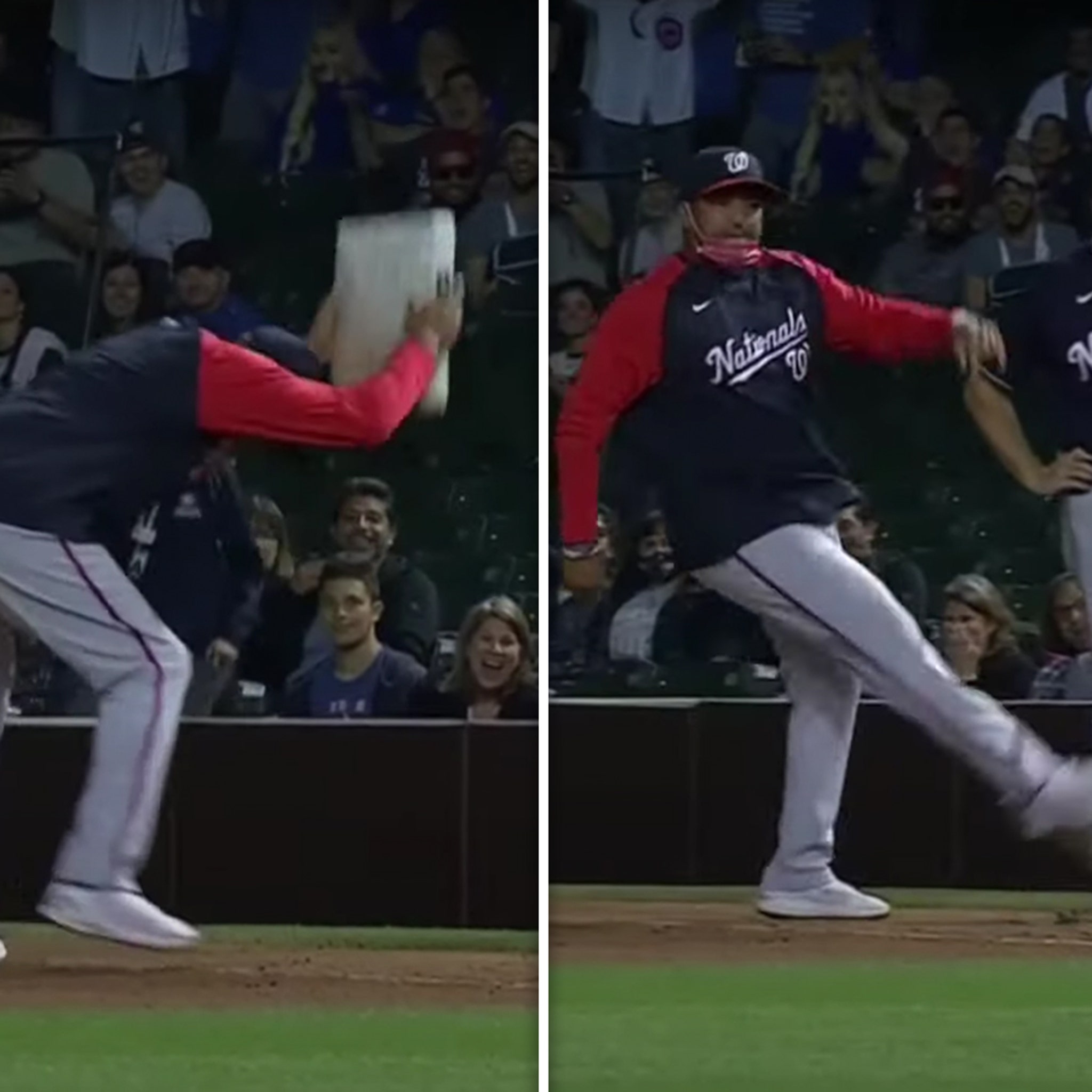 VIDEO: Nats Manager Dave Martinez Throws Level 10 Tantrum Over