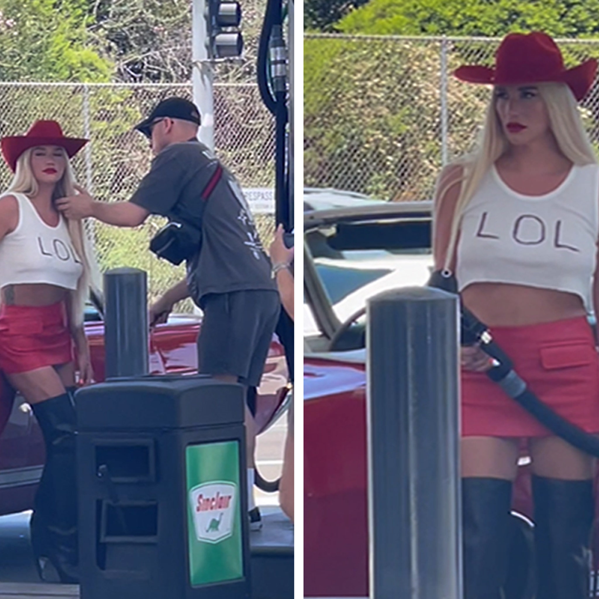 Kesha Poses in Gas Station Photo Shoot, Possibly Jabs at Katy Perry