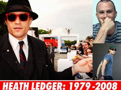 Remembering Heath Ledger: click to view gallery