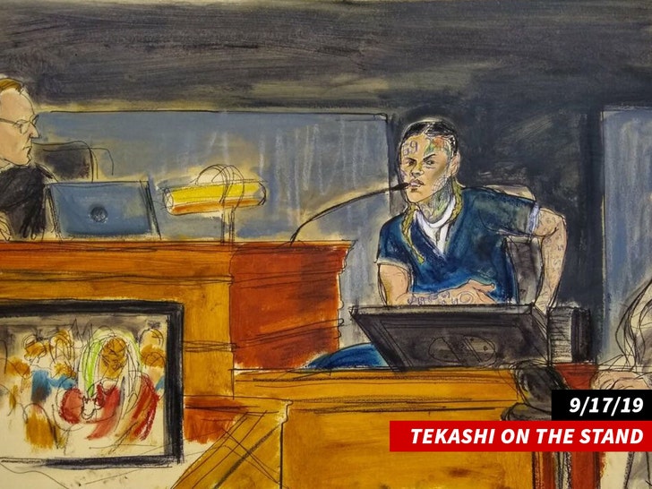 1202 tekashi on the stand court drawing