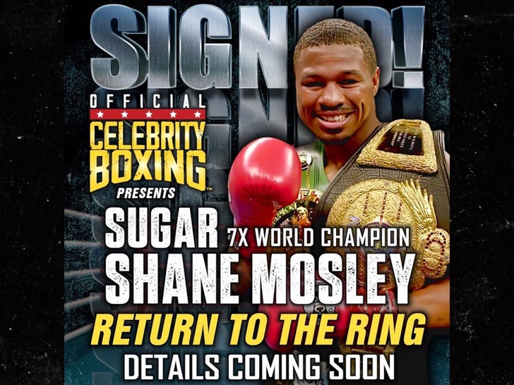 Sugar Shane Mosely Boxing Poster