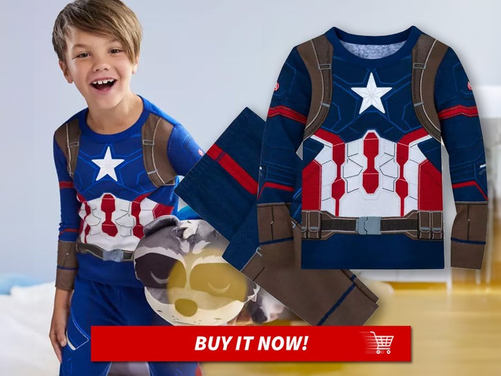 captain america kids pj pals