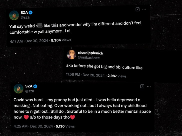 sza tweets