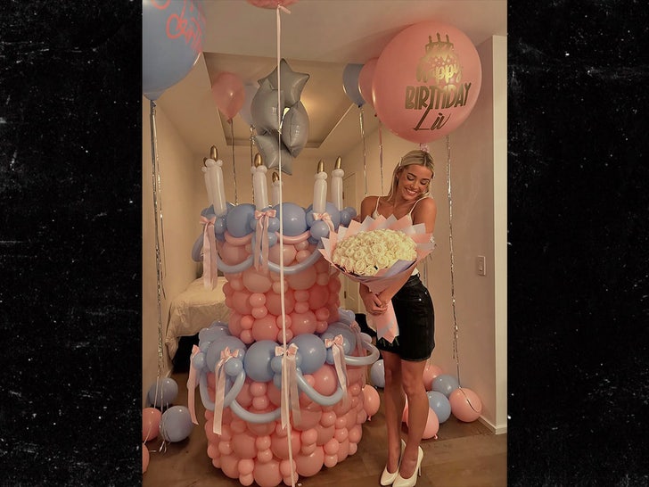 Paul Skenes Lavishes Livvy Dunne With Flowers, Balloons & Cake For 23rd