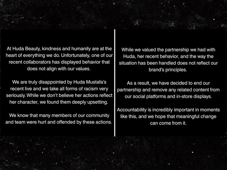 Huda Mustafa instagram post