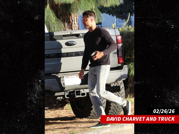 David Charvet and truck bg