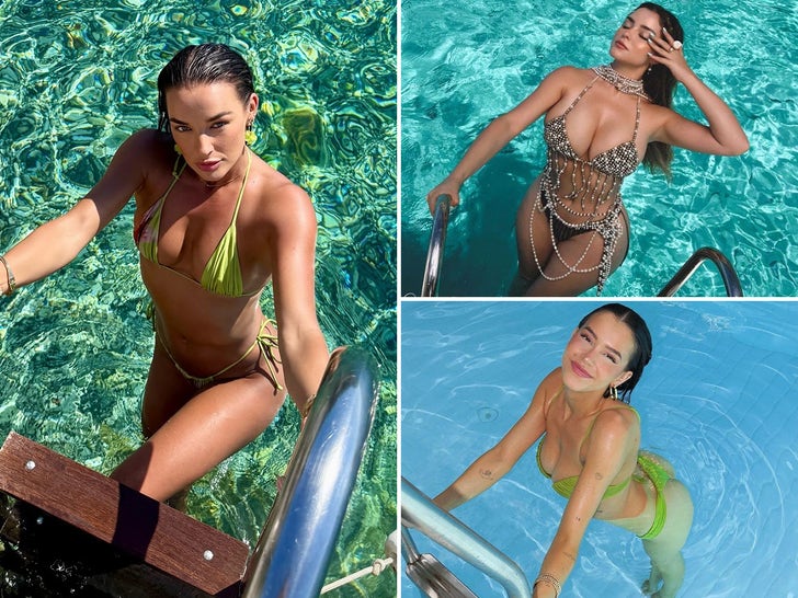 Bikini Babes Steppin' Up -- See Ya Ladder!