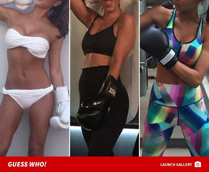 Boxing Babes -- Guess Who!