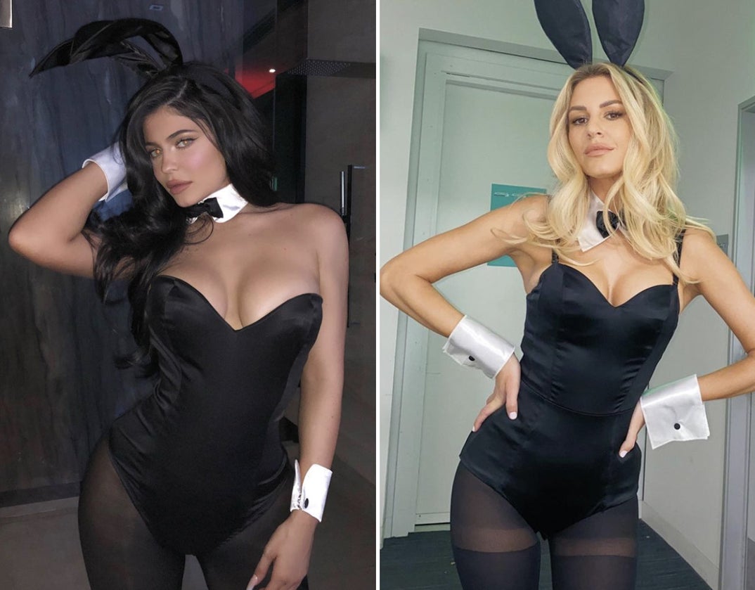 Kylie Jenner vs. Morgan Stewart -- Playboy Bunny Edition