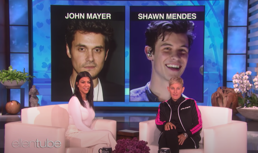 2019 - Kourtney Kardashian left it all on the table with Ellen after she played an up-front game of who'd you rather that included big celebrities like John Mayer vs. Shawn Mendes.