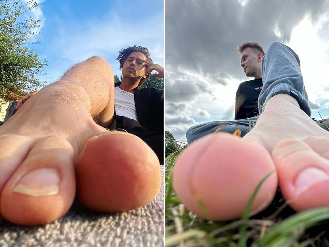 Cole Sprouse vs. Max Balegde -- Who'd You Rather?! (Foot Selfies Edition)