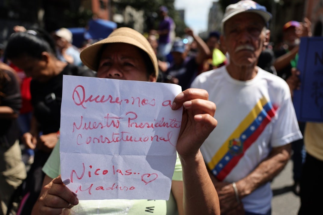 People in Streets in Venezuela 6