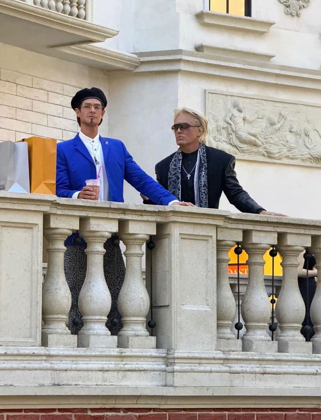 Andrew Garfield Jude Law On Set Of Wild Things 3