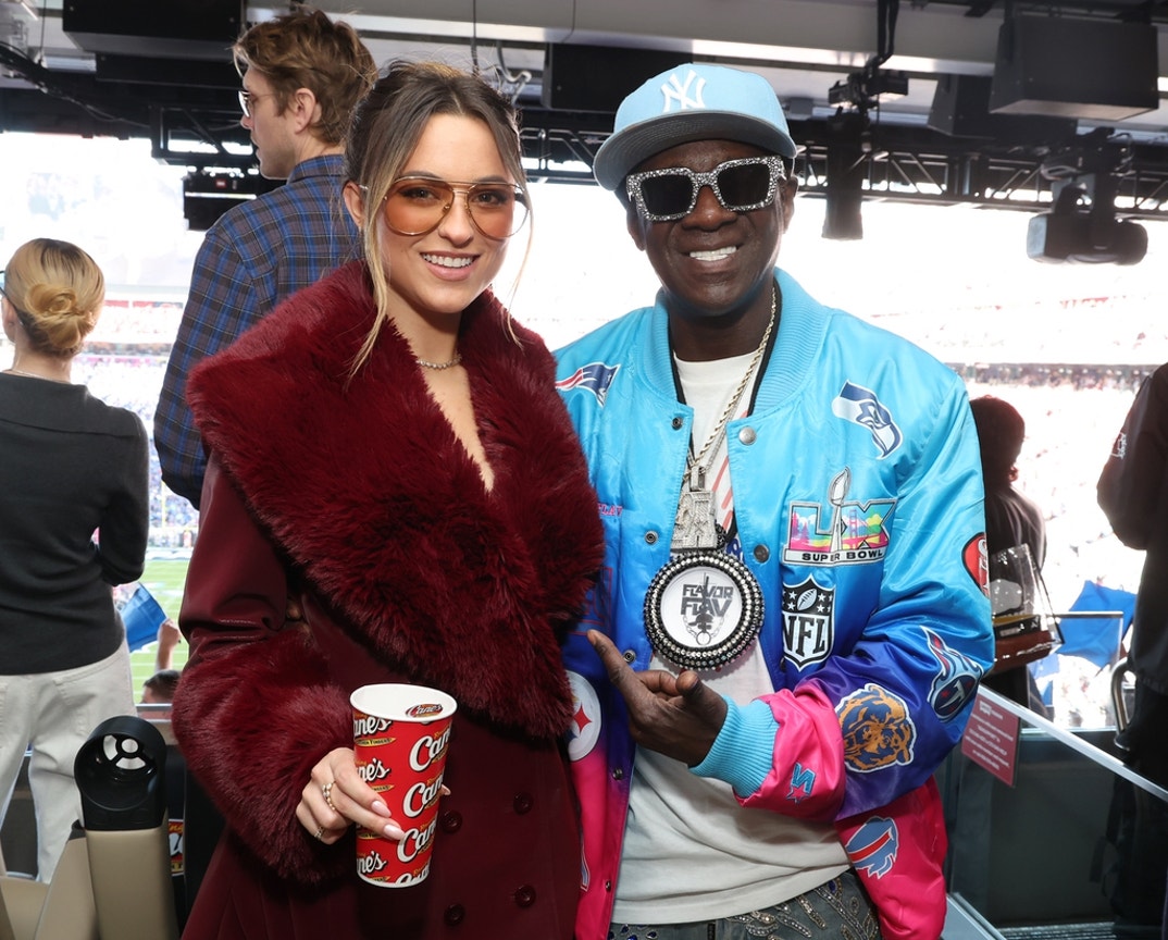 Sophia Graves and Flavor Flav