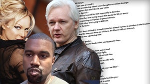 Pamela Anderson Reaches Out to Kanye West to Help Julian Assange