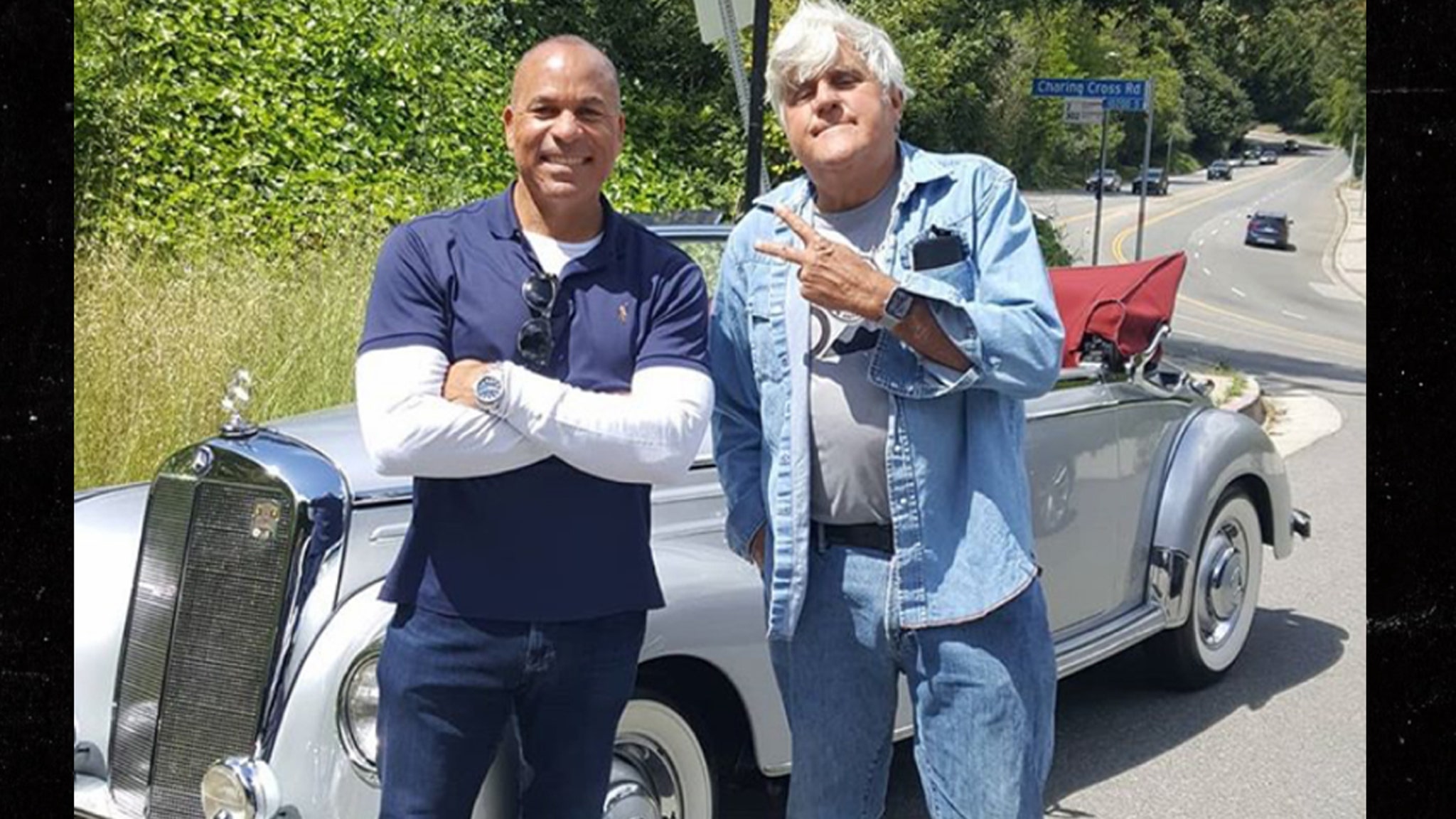 Jay Leno Pulls Off Side of Road to Help Owner of 1953 Mercedes-Benz