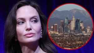 Angelina Jolie los angeles skyline