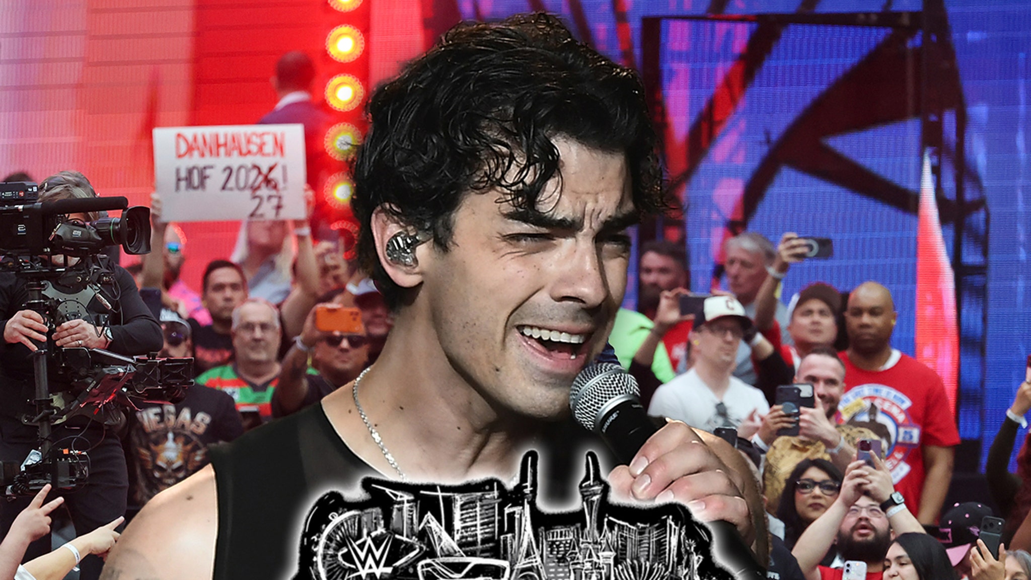 Joe Jonas Performs at WrestleMania After Going IG Official with New GF