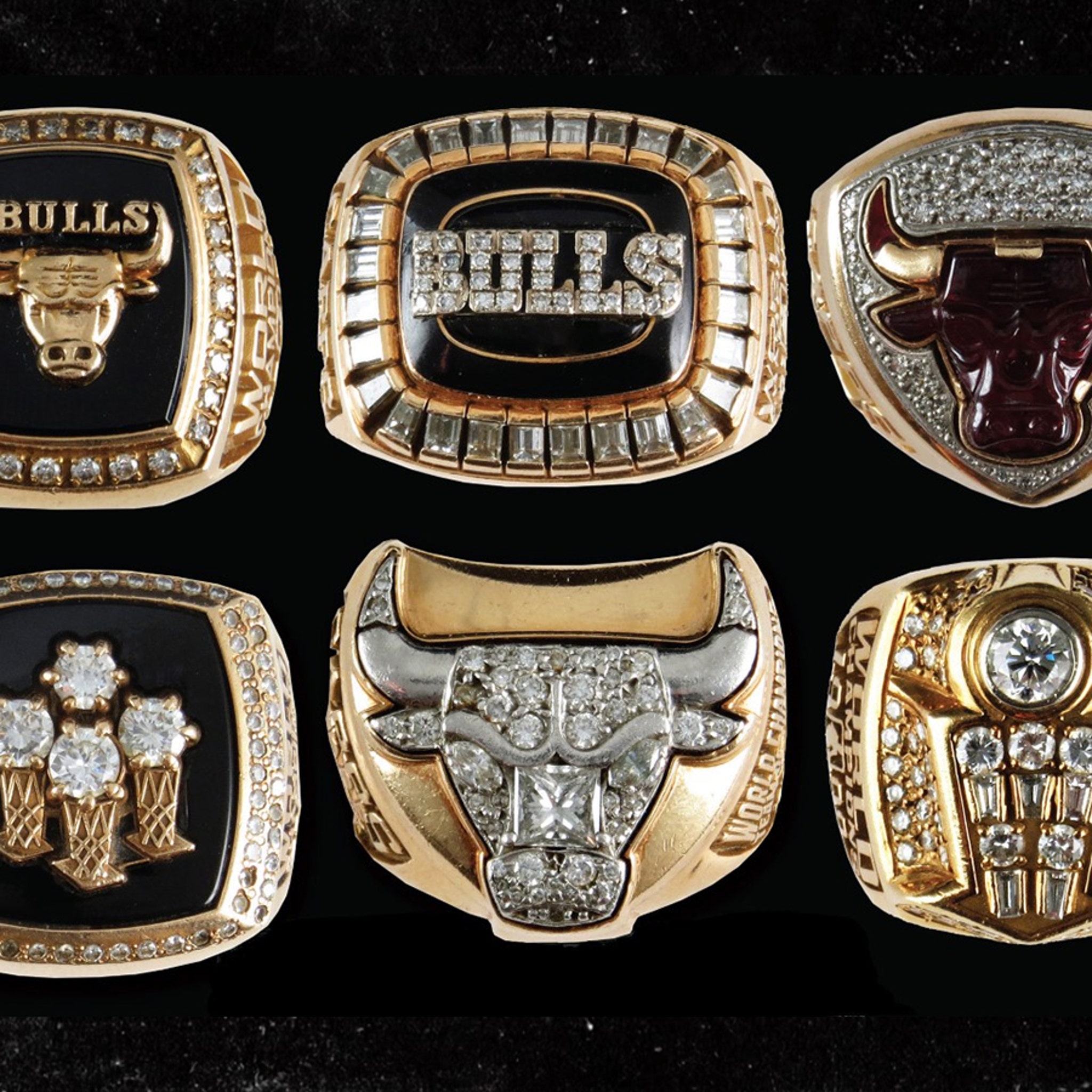 all of michael jordan's rings