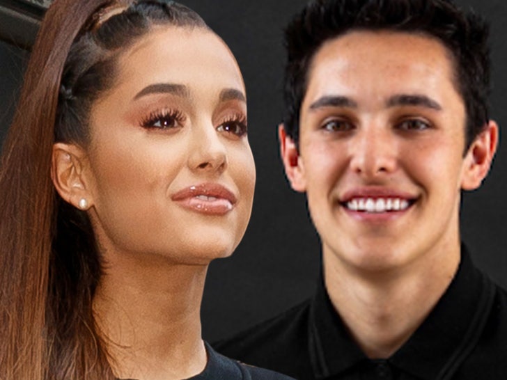Ariana Grande and Dalton Gomez tied the knot over the weekend in an informal ceremony at her Montecito home.