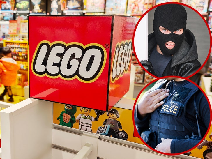 Lego-Laden Räuber Polizist