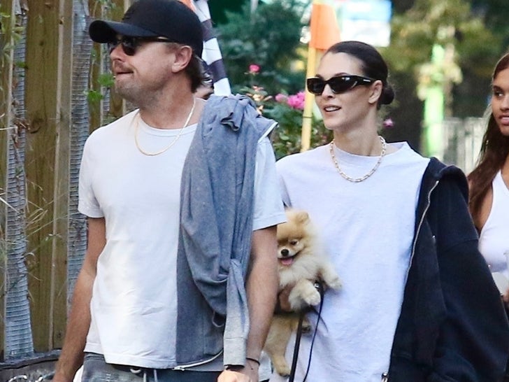 Leonardo DiCaprio and Vittoria Ceretti NYC Stroll With New Puppy