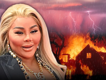 lil kim monsoon los angeles fires rain altmain getty