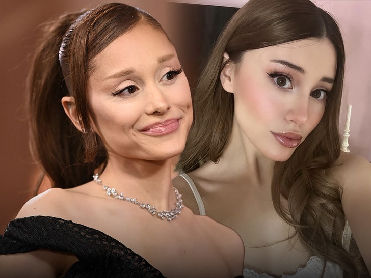 Paige Niemann and Ariana Grande Getty 2