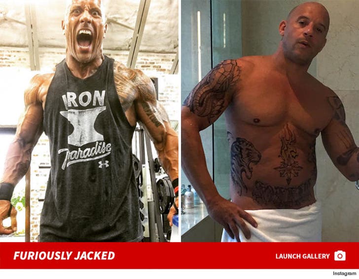 The Rock and Vin Diesel -- Furiously Jacked