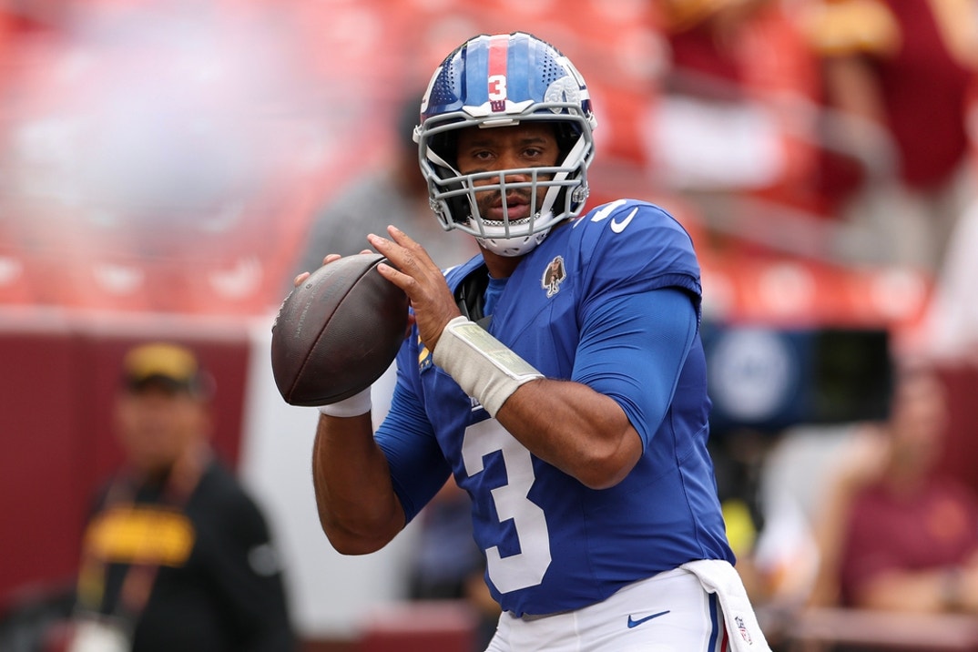 Russell Wilson On The Field 6