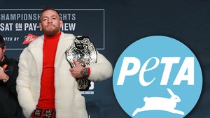 Conor McGregor -- PETA Pissed Over Mink Coat ... 'You're Not A Real Man' (VIDEO)