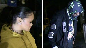 Rihanna, A$AP Rocky Arrive Separately to Same Club Early Morning