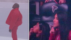 Kim Kardashian and Kids Attend Kanye West's 'Donda' Album Release