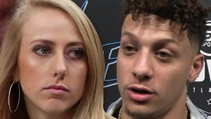 Patrick Mahomes' Fiancée Says She's Being 'Attacked' After Champagne Celebration