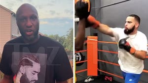 Lamar Odom Promises KO Against Fake Drake in Celeb Boxing Match