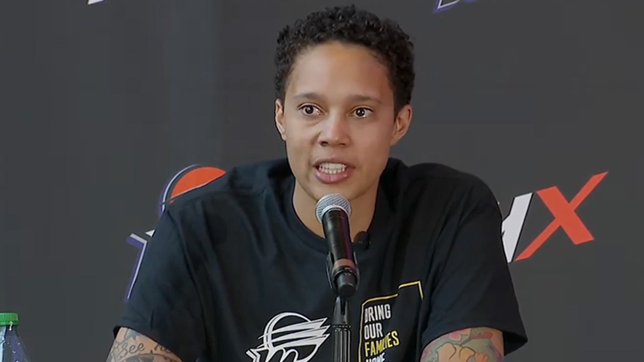 Brittney Griner breaks down in tears at first press conference since coming back
