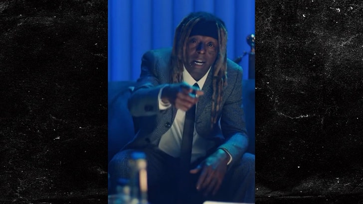 Lil Wayne pulando o Super Bowl depois do intervalo Snu