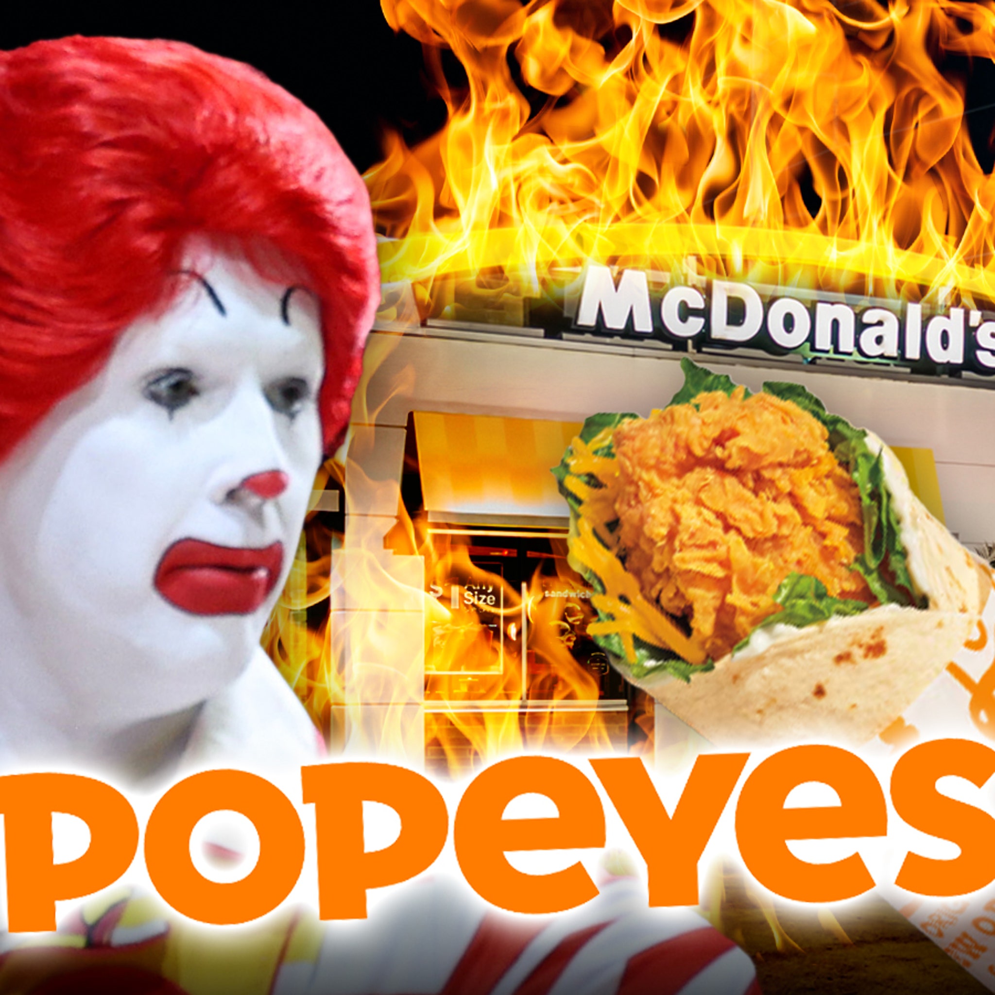 Popeyes Disses McDonald's Snack Wraps With A.I.-Generated Rap Song