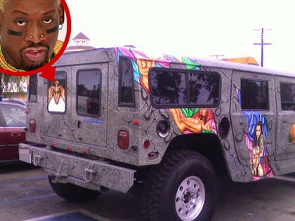 Dennis Rodman's hummer