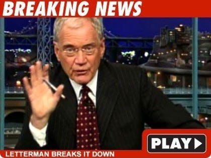 David Letterman Extortion