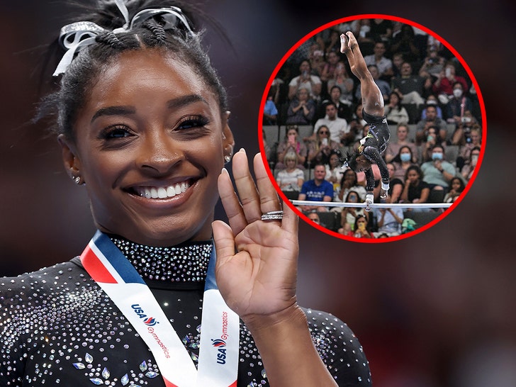Simone Biles wins 8th U.S. Gymnastics title a decade after her first