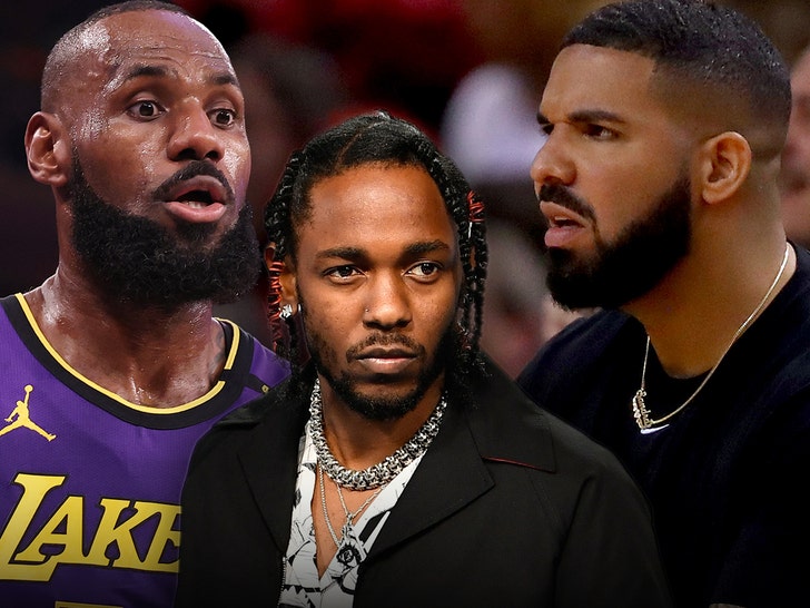 LeBron James tampaknya bertepuk tangan di Drake diss dengan lebih banyak pujian Kendrick Lamar