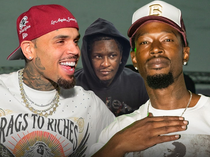 Chris Brown Kevin McCall Jovem bandido chefe Getty