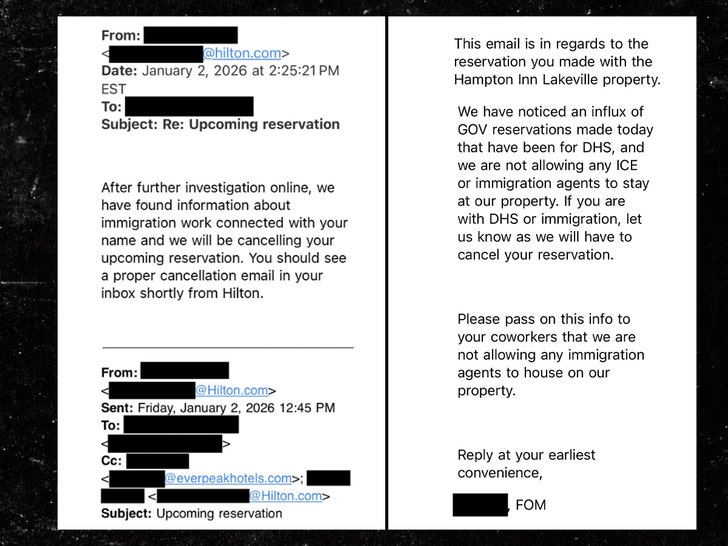 ice agent hilton reservation