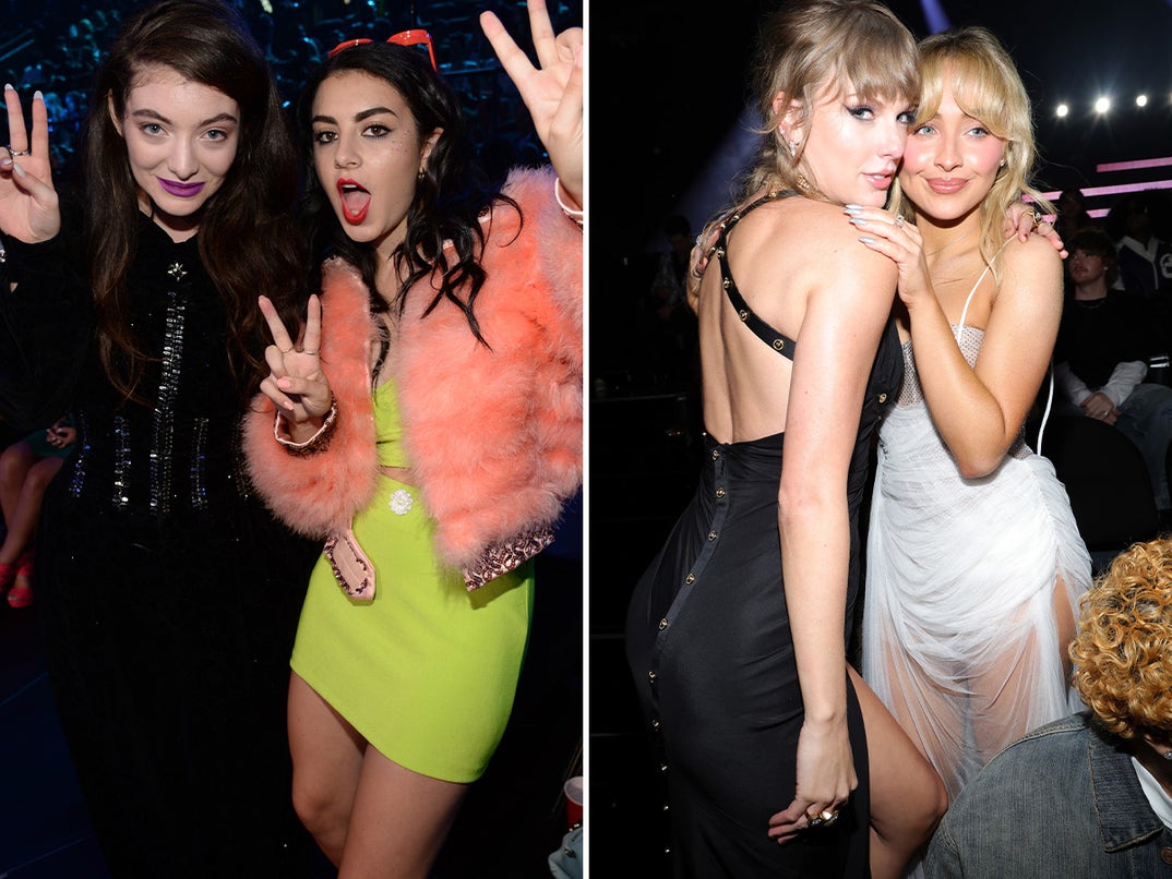 Lorde and Charli XCX vs. Taylor Swift and Sabrina Carpenter -- BTS Duos At The VMAs Edition