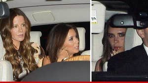 Eva Longoria -- Birthday Night Out with Kate Beckinsale & Victoria Beckham